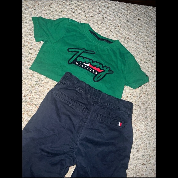TOMMY HILFIGER BOYS SHIRT & SHORTS - Picture 2 of 7